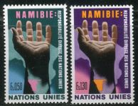 (1975) MiNr. 52 - 53 ** - OSN Ženeva - Přímá odpovědnost Organizace spojených národů za Namibii