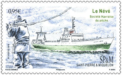 (2018) MiNr. 1292 ** - Saint Pierre a Miquelon - rybářská plavidla