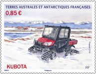 (2018) MiNr. 1002 ** - Francouzská Antarktida - Kubota pásové vozidlo