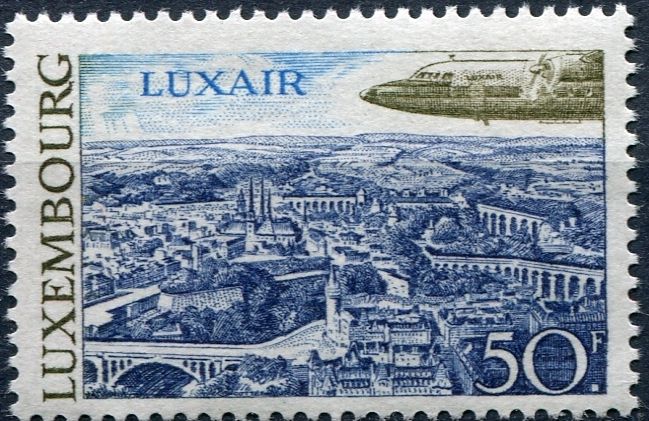(1968) MiNr. 777 ** - Lucembursko - LuxAir