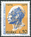 (1972) MiNr. 1384 ** - Itálie - 500 let výročí úmrtí Leona Battista Albertiho