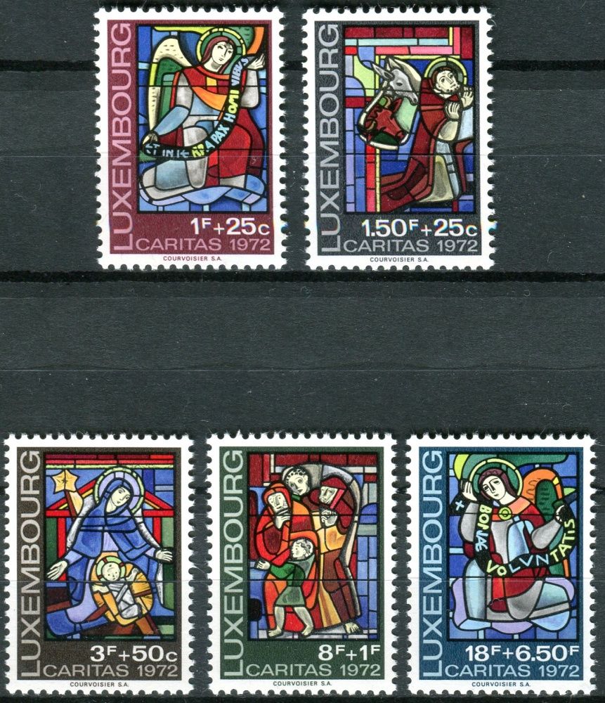 (1972) MiNr. 853 - 857 - ** - Lucembursko - Charita