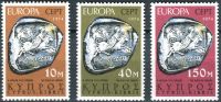 (1974) MiNr. 409 - 411 ** - Kypr (řecký) - Europa: sochy