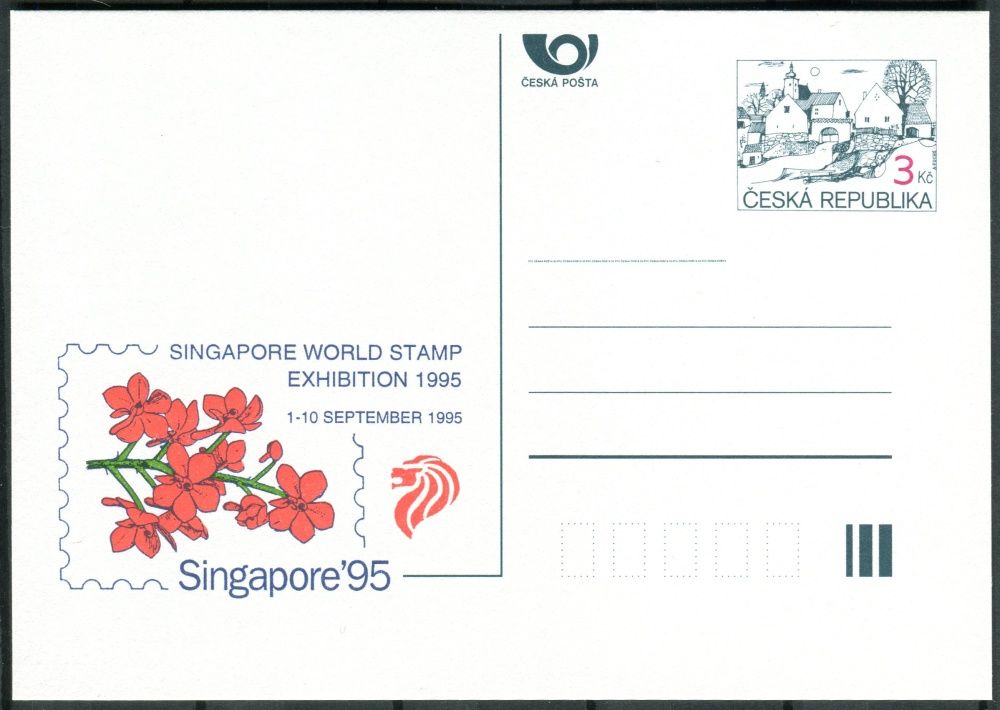 Česká pošta (1995) CDV 7 ** - P 8 - Singapore