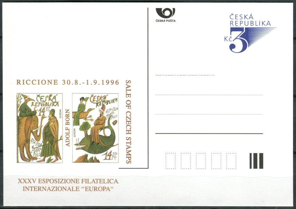 Česká pošta (1996) CDV 18 ** - P 18 - Riccione