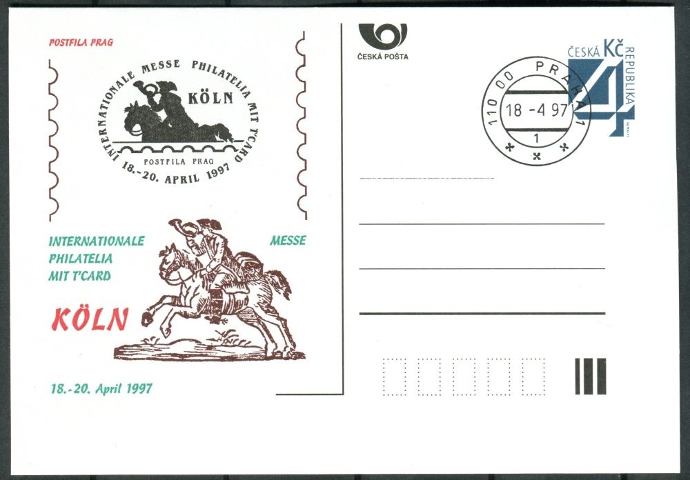 Česká pošta (1997) CDV 22 O - P 22 + kaš. - Köln