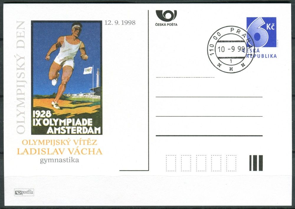 (1998) CDV 32 O - P 37 - Olympijský den - razítko