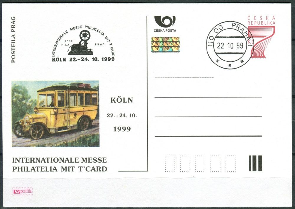 (1999) CDV 41 O - P 51 - Köln - razítko + kašet