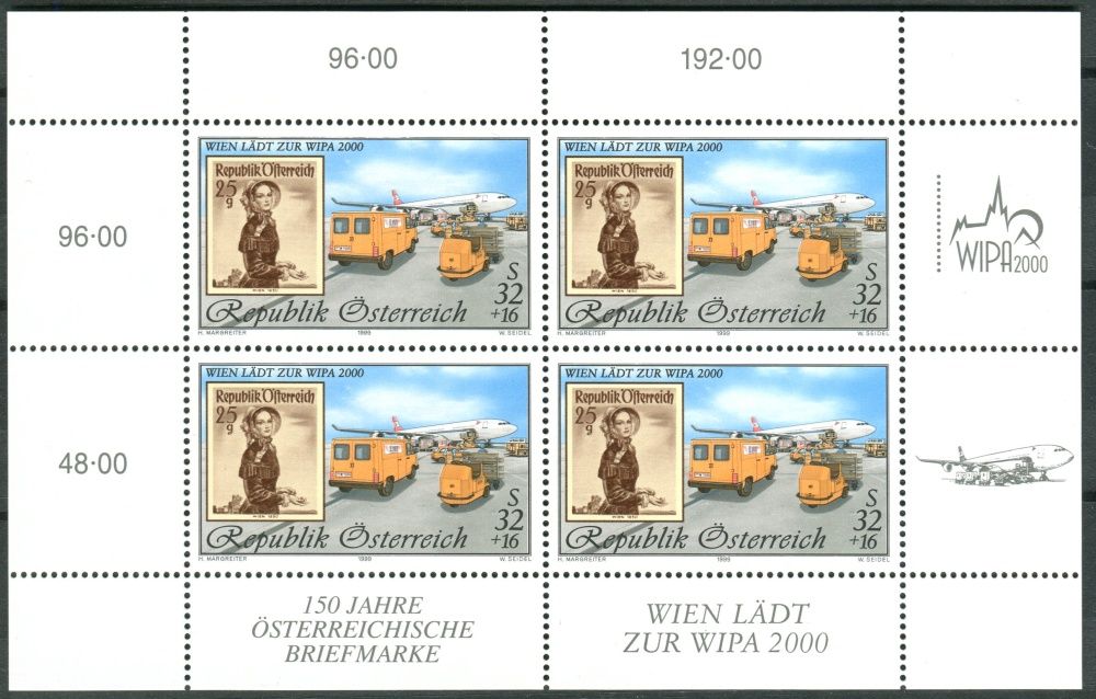 (1999) MiNr. 2292 I. ** - Rakousko - PL - Mezinárodní výstava poštovních známek WIPA 2000, Vídeň (III)