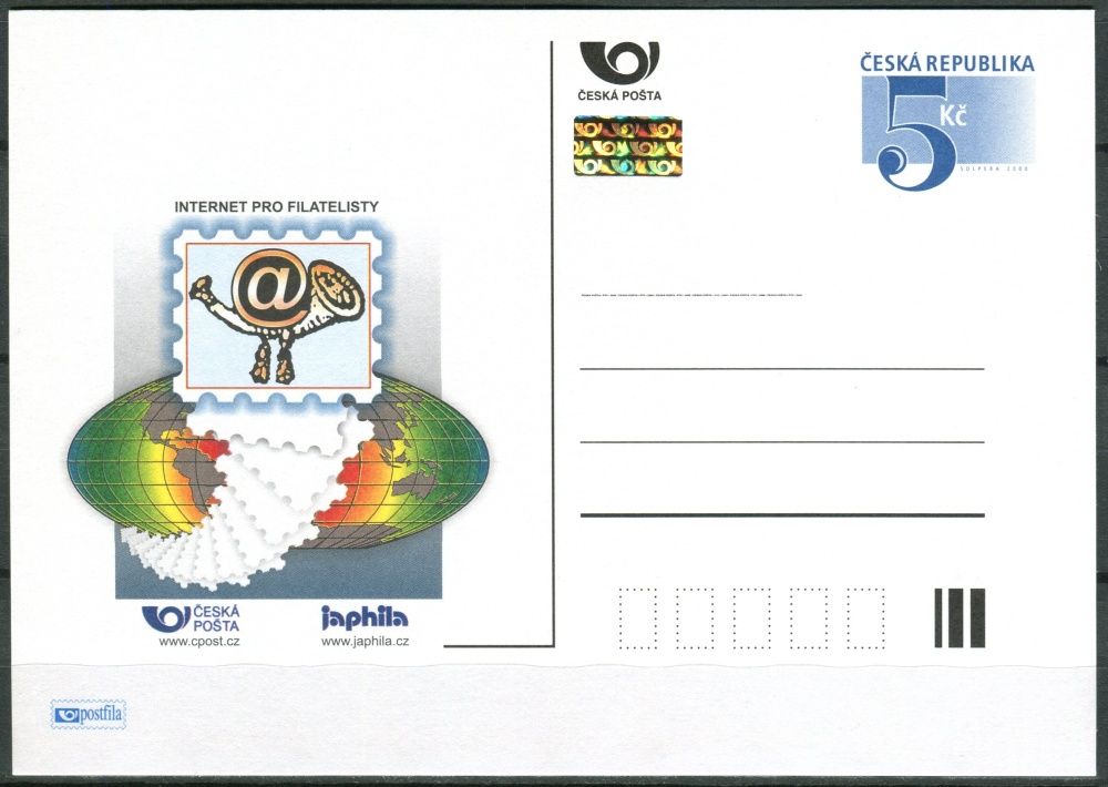 Česká pošta (2000) CDV 52 ** - P 60 - Internet pro filatelisty