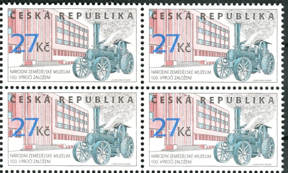 (2018) č. 997**- Česká republika - 4-bl - Národní zemědělské muzeum