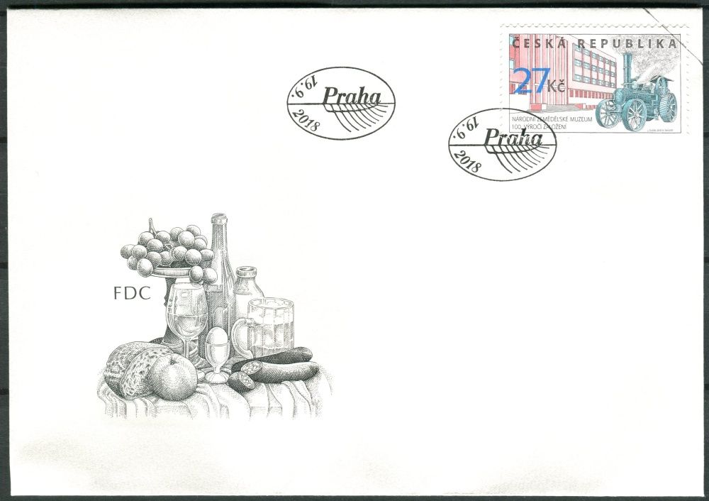 (2018) FDC 997 - Česká republika - specimen - Národní zemědělské muzeum