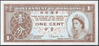 Hong Kong (P325b) - 1 CENT, Gov. of HK (1981) - UNC