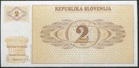 Slovinsko - (P 2) 2 Tolar (1990) - UNC