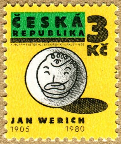 Česká pošta (1995) č. 68 ** - Česká republika - Osvobozené divadlo - Jan Werich