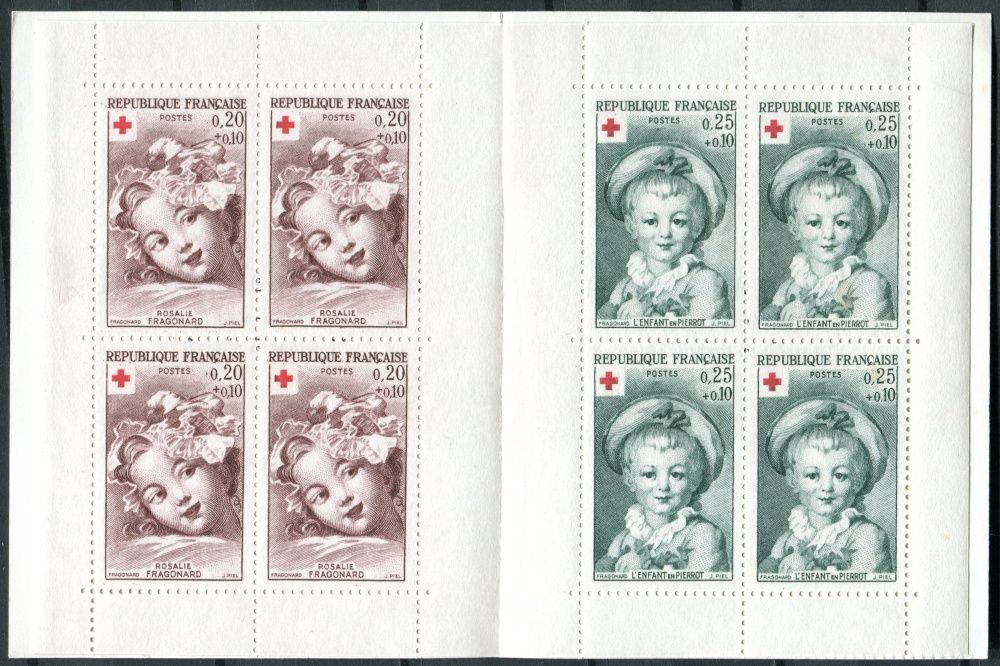 (1962) MiNr. 1418 - 1419 ** - Francie - ZS - Červený kříž