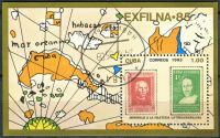 (1985) MiNr. 2972 - Block 92 - O - Kuba - Výstava poštovních známek EXFILNA '85