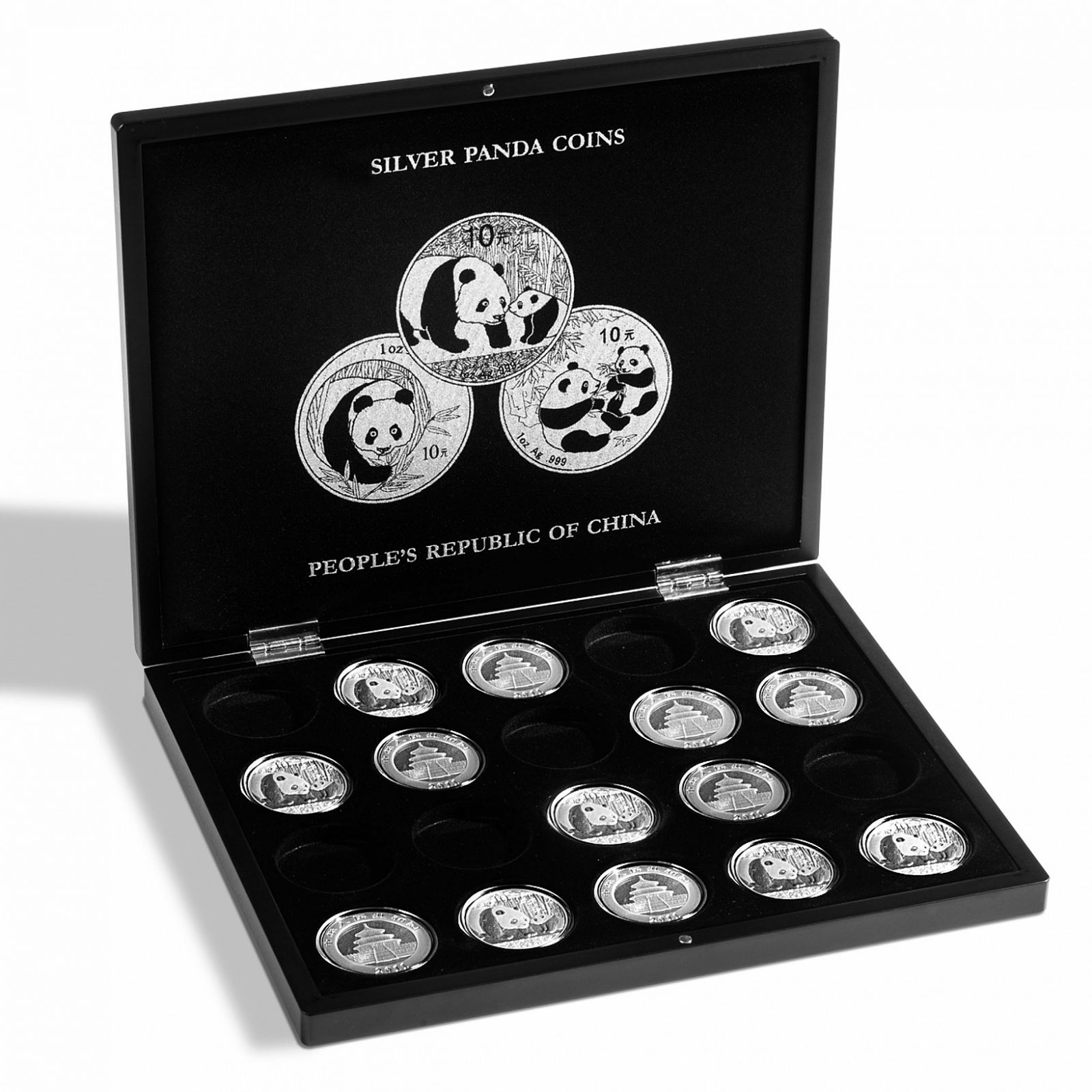 Mincovní kazeta Volterra pro "Panda" 20 ks stříbrných mincí