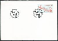 (1972) FDC 760 - Švédsko - sáně tažené sobem