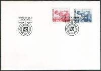 (1973) FDC 804 - 805 - Švédsko - 75 let švédské konfederace odborových svazů