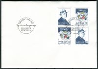 (1983) FDC 1249 - 1250 - Švédsko - 100. narozeniny Hjalmara Bergmana