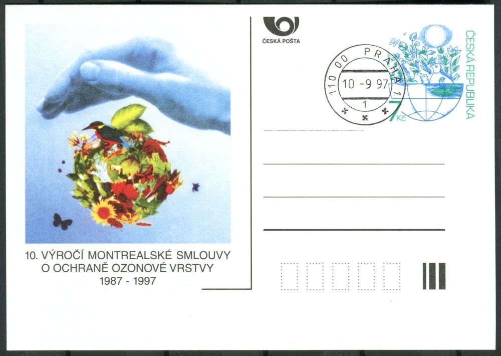 (1997) CDV 26 O - ČR - 10. výročí Montrealské smlouvy o ochraně ozonové vrstvy