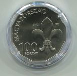 (2012) Maďarsko 100 HUF - 100. výročí založení Skautu v Maďarsku