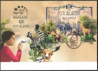 (2016) FDC MiNr. 5858 O - Maďarsko - BLOCK 390 - 150 let Zoologicko-botanická zahrada v Budapešti