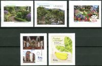 (2018) MiNr. 379 - 383 ** - Portugalsko Madeira - Květinový trh, Fajã do Rodrigues, Katedrála Funchal, Zahrada Quinta do Palheiro Ferreiro a Banán