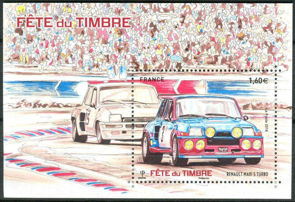 (2018) MiNr. 6972 ** - Francie - BLOCK 389 - Renault Maxi 5 Turbo (1984)