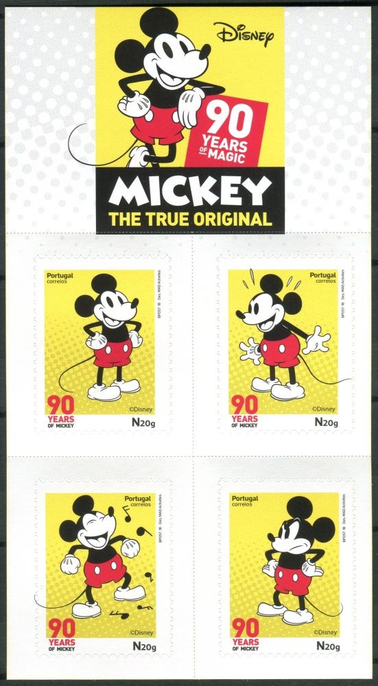 (2018) MiNr.  ** - Portugalsko - Set - Mickey - 90 let