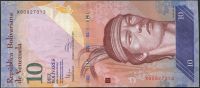 Venezuela (P 90e) - 10 bolivares (19.8.2014) - UNC