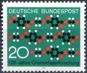 (1971) MiNr. 664 ** - Německo - Výzkum chemických vláken