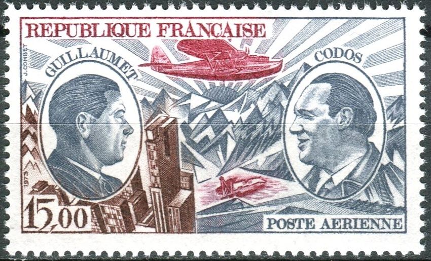 (1973) MiNr. 1823 ** - Francie - Henri Guillaumet a Paul Codos