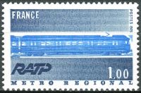 (1975) MiNr. 1928 ** - Francie - 75 let Paris Métro: Regionální expresní vlaková síť