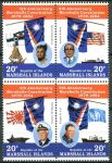 (1984) MiNr. 27 - 30 ** - Marshallovy ostrovy - 4-bl - 5 let ústavy