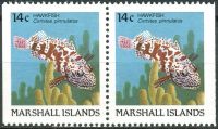 (1988) MiNr. 152 D ** - Marshallovy ostrovy - 2-bl - Ryby