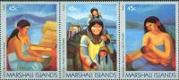 (1989) MiNr. 209 - 211 ** - Marshallovy ostrovy - 3-pá - Spojení s Aljaškou