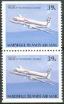 (1989) MiNr. 219 D ** - Marshallovy ostrovy - 2-bl - letadla