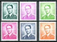 (1972) MiNr. 1126 - 1134 ** - Belgie - Král Baudouin (1972) MiNr. 1126 - 1134 ** - Belgie - Král Baudouin