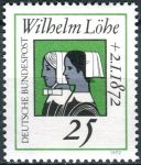 (1972) MiNr. 710 ** - Německo - 100. výročí úmrtí Wilhelm Löhe