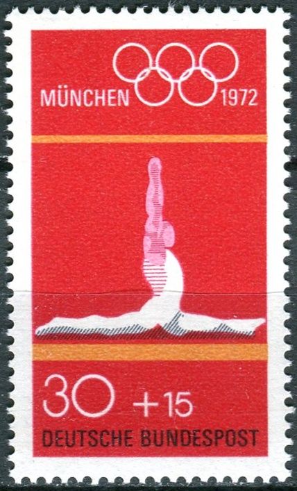 (1972) MiNr. 721 ** - Německo - Letní olympijské hry, Mnichov (IV) - Gymnastika