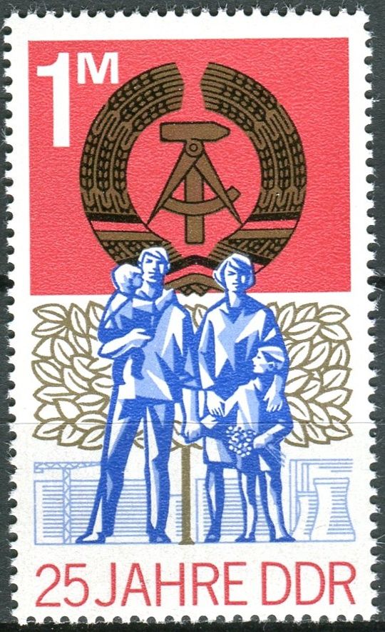 (1974) MiNr. 1983 ** - DDR - 25 let DDR