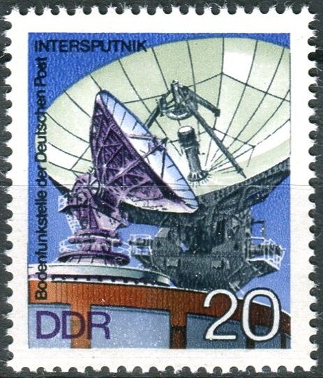 (1976) MiNr. 2122 ** - DDR - Letecká stanice Intersputnik