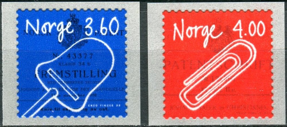(1999) MiNr. 1299 - 1300 ** - Norsko - Norské vynálezy