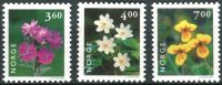(1999) MiNr. 1303 - 1305 ** - Norsko - Nativní rostliny