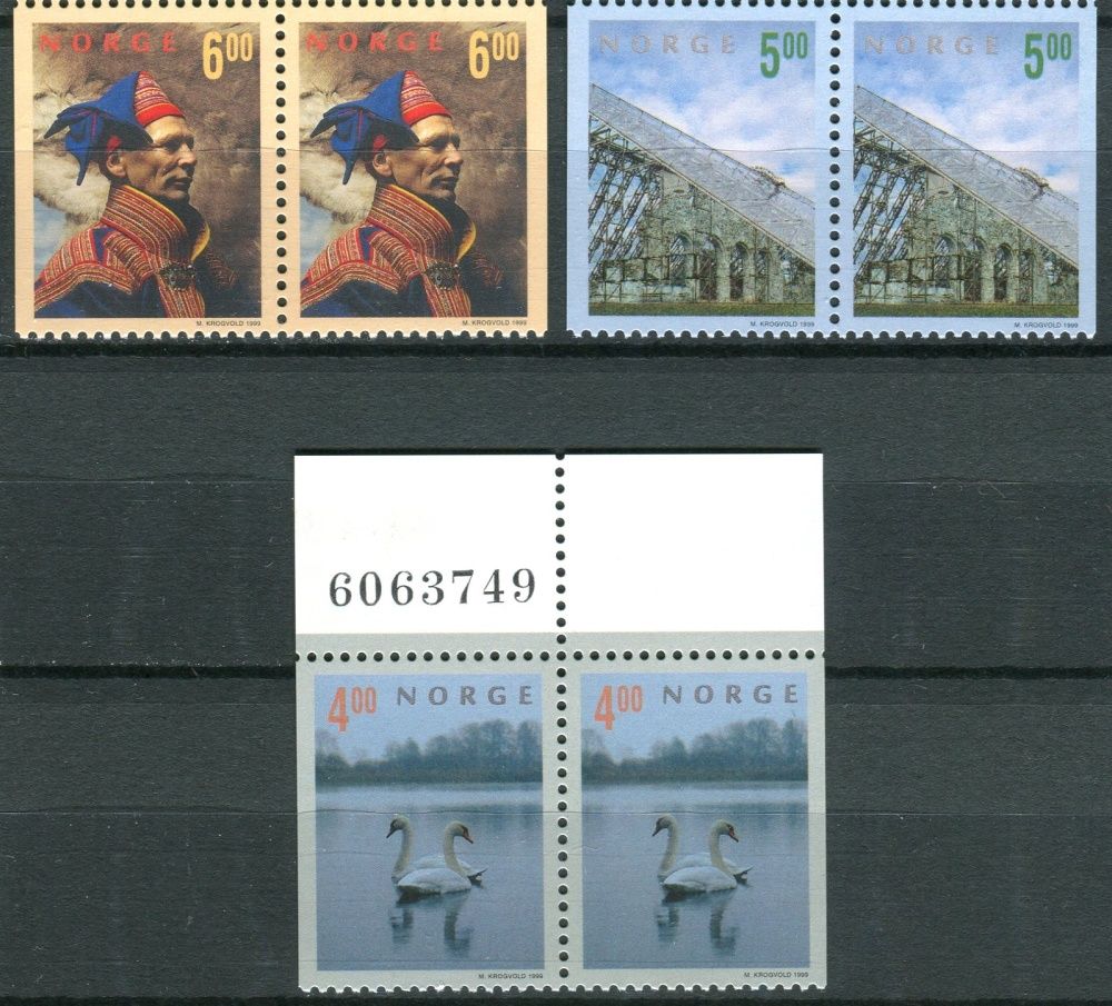 (1999) MiNr. 1307 - 1309 ** - Norsko - Dl + Dr - cestovní ruch