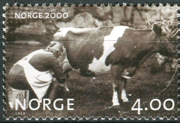 (1999) MiNr. 1324 ** - Norsko - Milénium (II): dojička (kolem roku 1930)