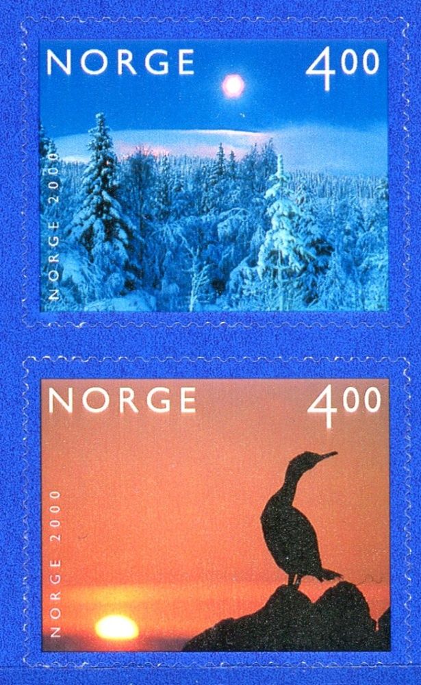 (1999) MiNr. 1335 - 1336 ** - Norsko - 2-bl - Milénium (III)