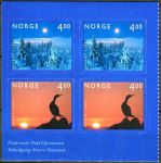(1999) MiNr. 1335 - 1336 ** - Norsko - 4-bl - Milénium (III)